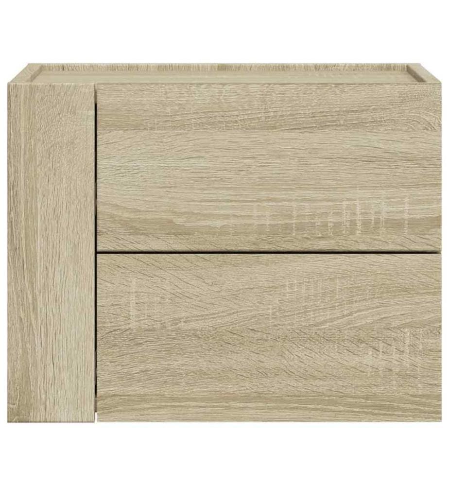 Wand-Nachttisch Sonoma-Eiche 45x30x35 cm