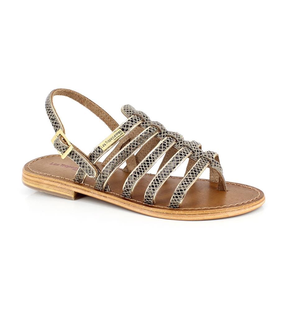 tropezienne a talon compensé