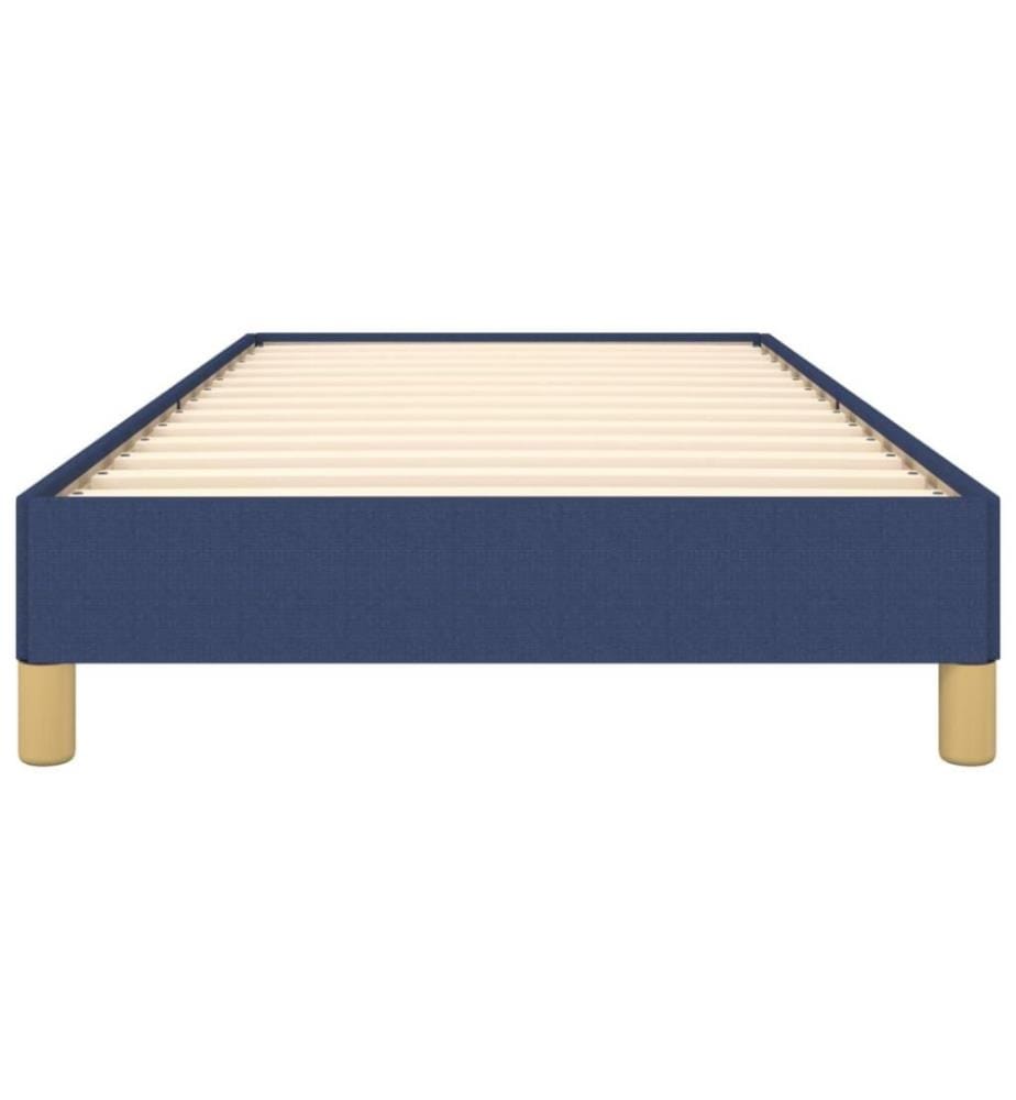 Bettgestell Blau 100x200 cm Stoff