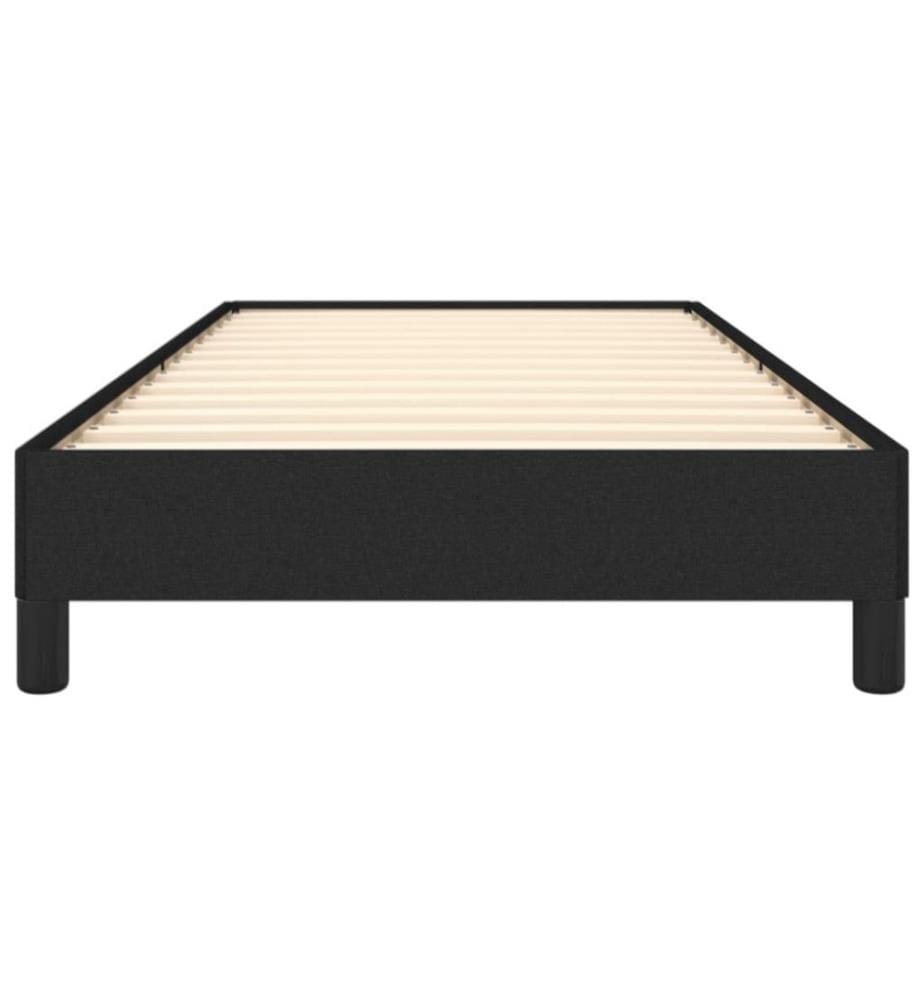 Cadre de lit Noir 90x200 cm Tissu