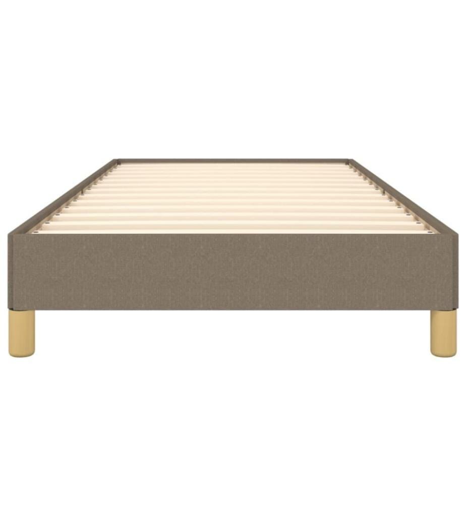 Cadre de lit Taupe 90x190 cm Tissu
