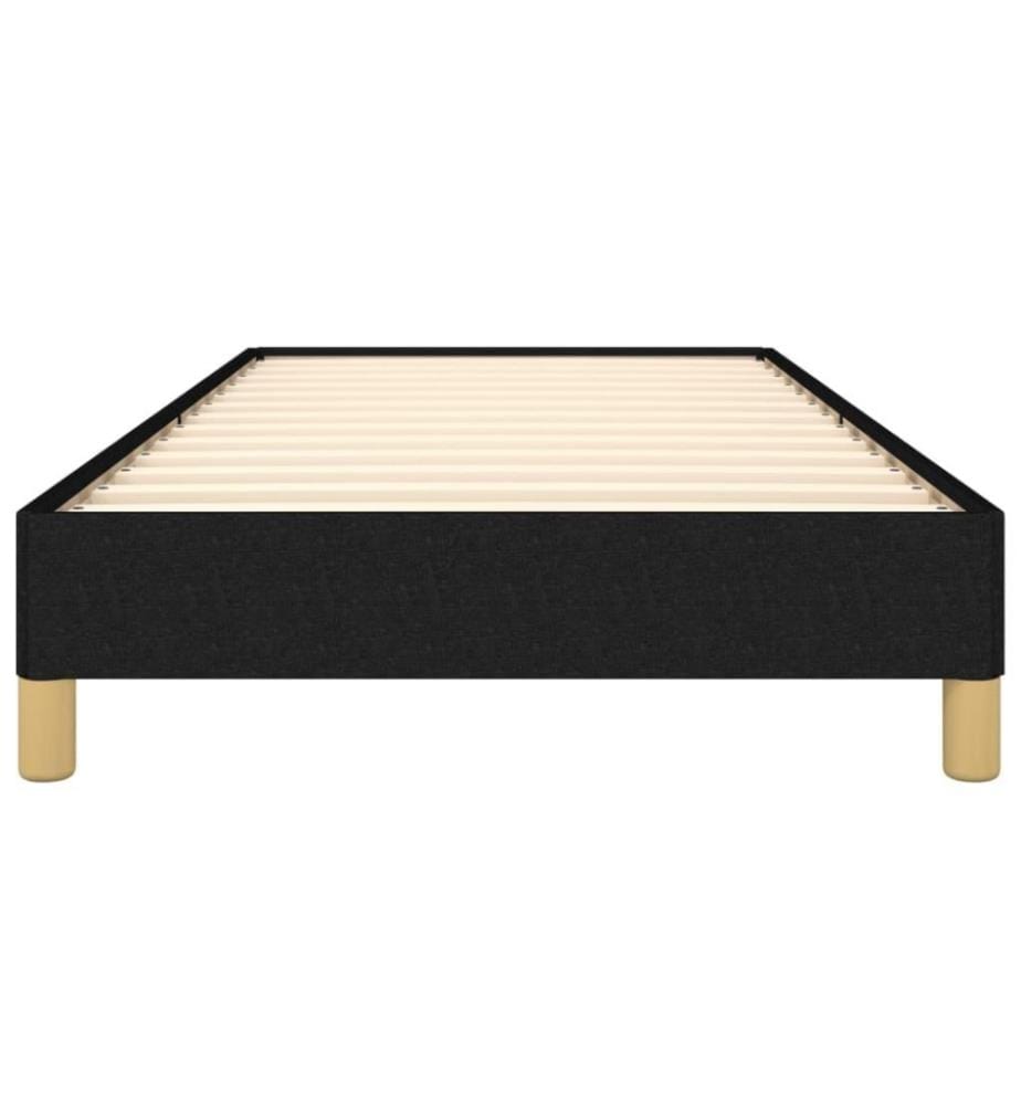 Bettgestell Schwarz 80x200 cm Stoff