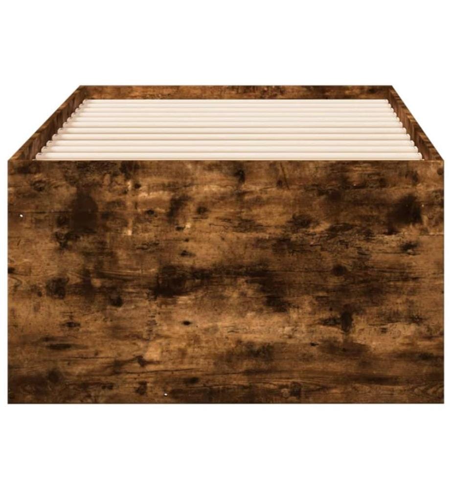 Lit de jour avec tiroirs chêne fumé 90x190 cm bois d'ingénierie