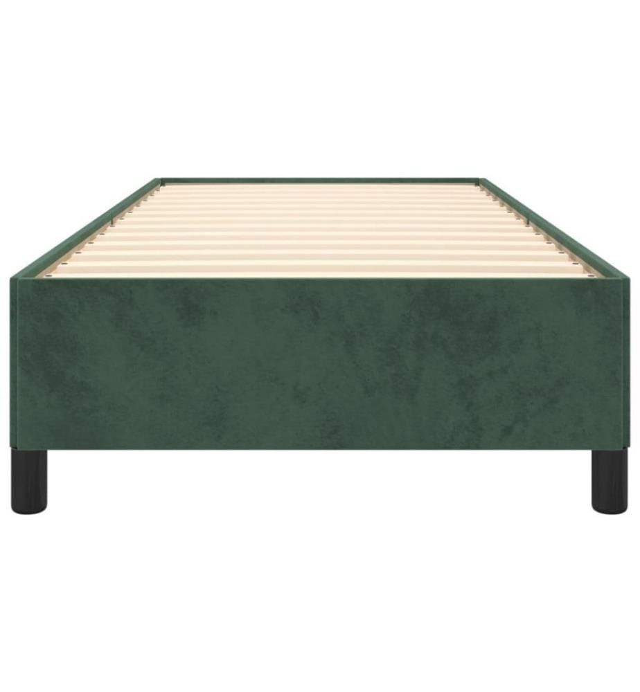 Bettgestell Dunkelgrün 80x200 cm Samt