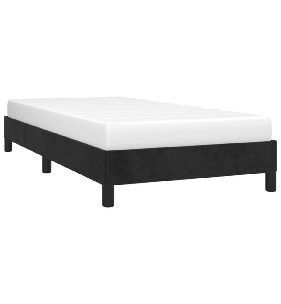 Bettgestell Schwarz 100x200 cm Samt