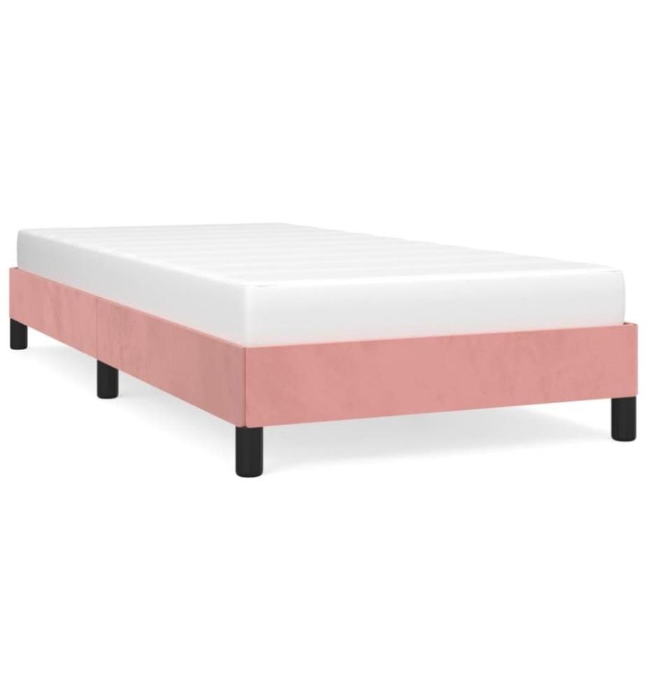 Bettgestell Rosa 90x200 cm Samt
