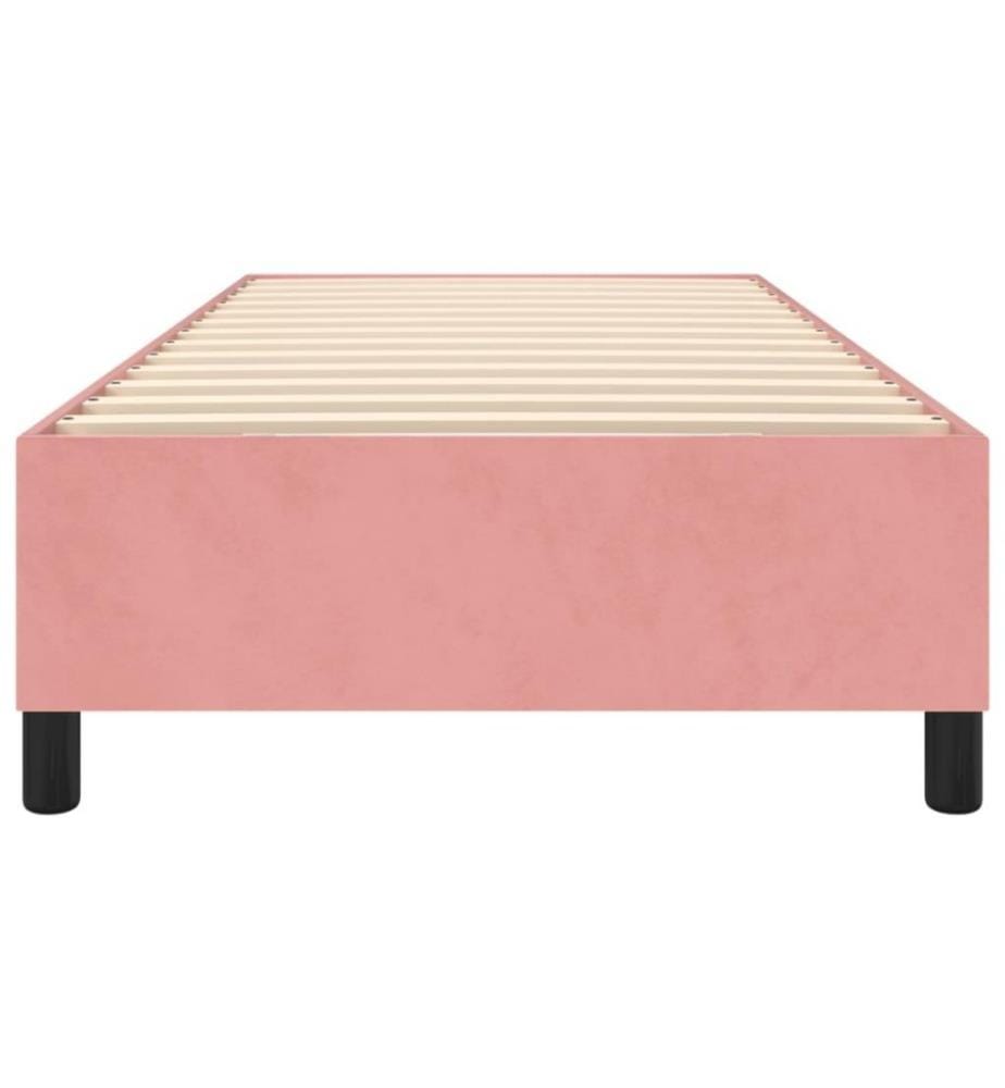 Boxspringbett Rosa 100x200 cm Samt