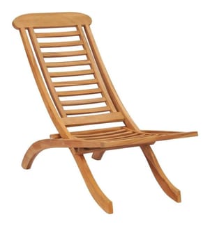 Chaise de jardin pliable 50x90x69 cm Bois de teck massif