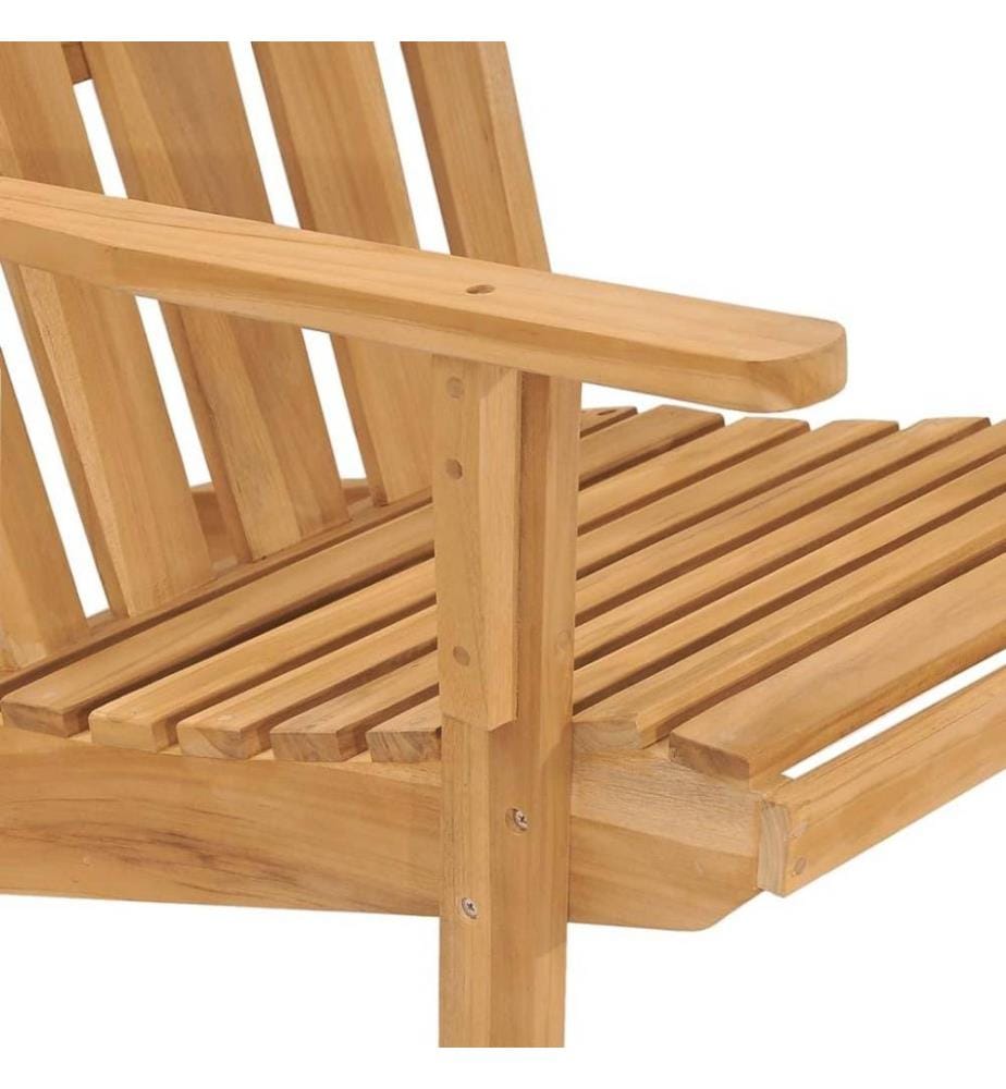 Chaise Adirondack Bois de teck solide