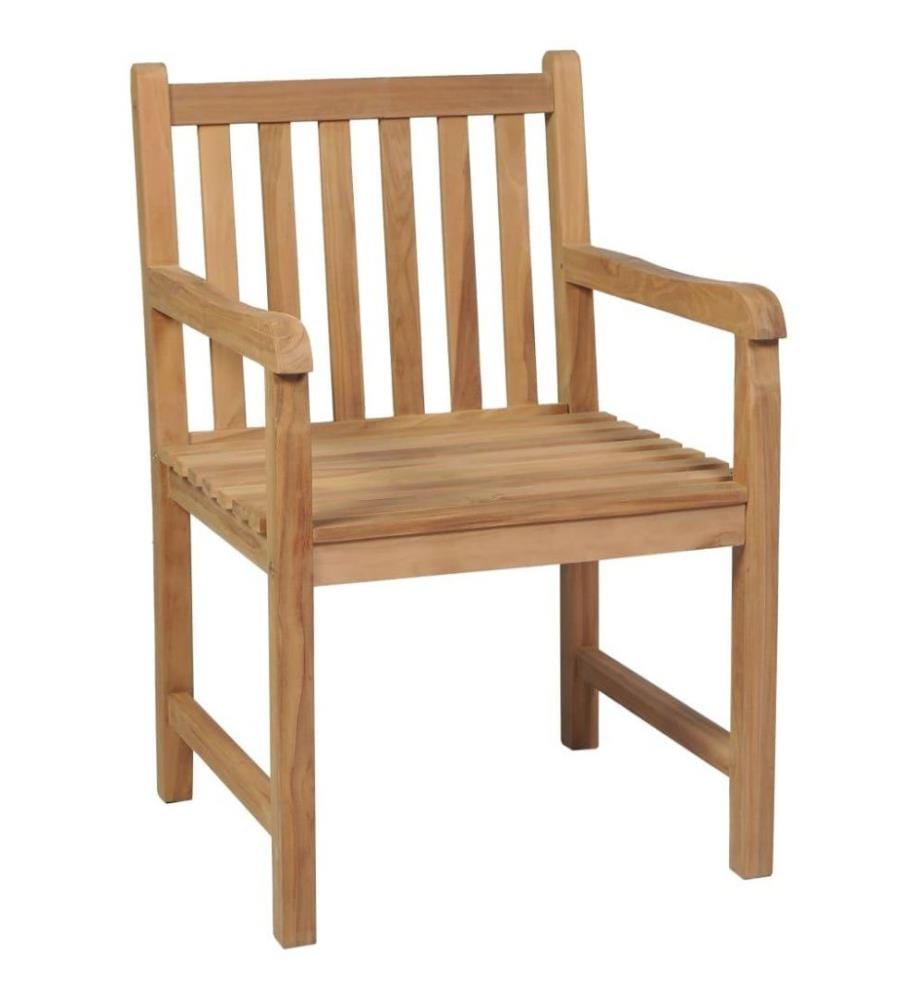 Chaises d'extérieur 8 pcs Bois de teck solide