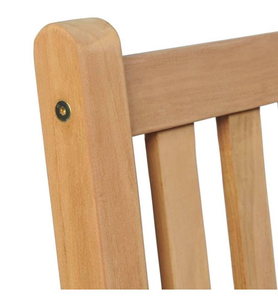 Gartenstühle 8 Stk. mit Creme Kissen Massivholz Teak