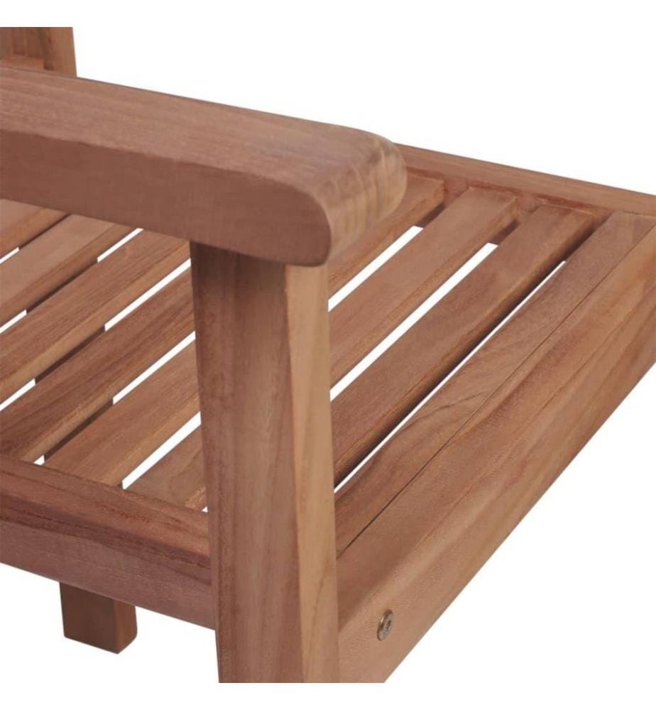 Stapelbare Gartenstühle mit Kissen 8 Stk. Massivholz Teak