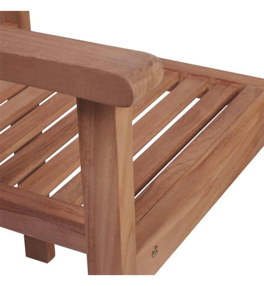 Stapelbare Gartenstühle mit Kissen 8 Stk. Massivholz Teak