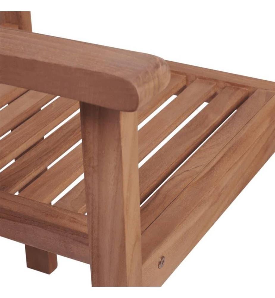 Chaises empilables de jardin 4 pcs Bois de teck solide