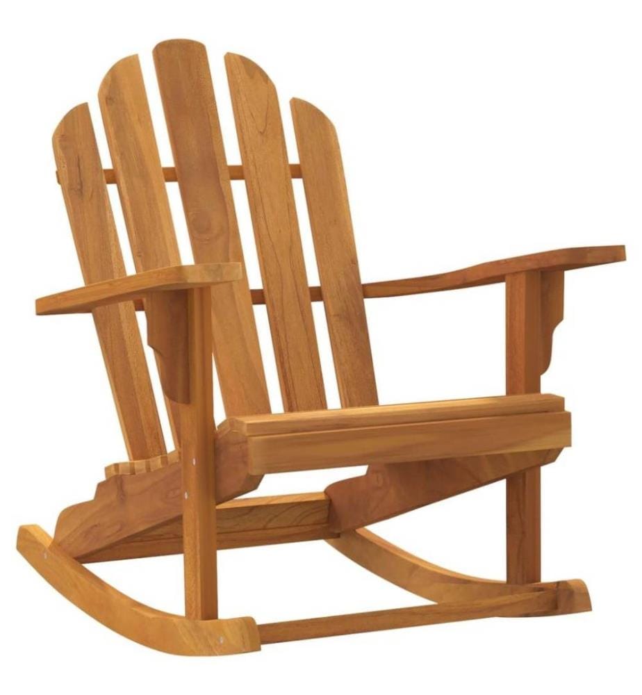 Adirondack-Schaukelstuhl 79x100x103 cm Massivholz Teak
