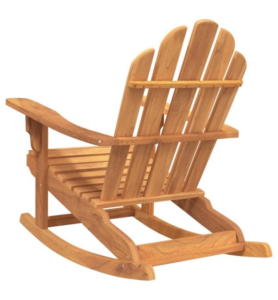 Adirondack-Schaukelstuhl 79x100x103 cm Massivholz Teak