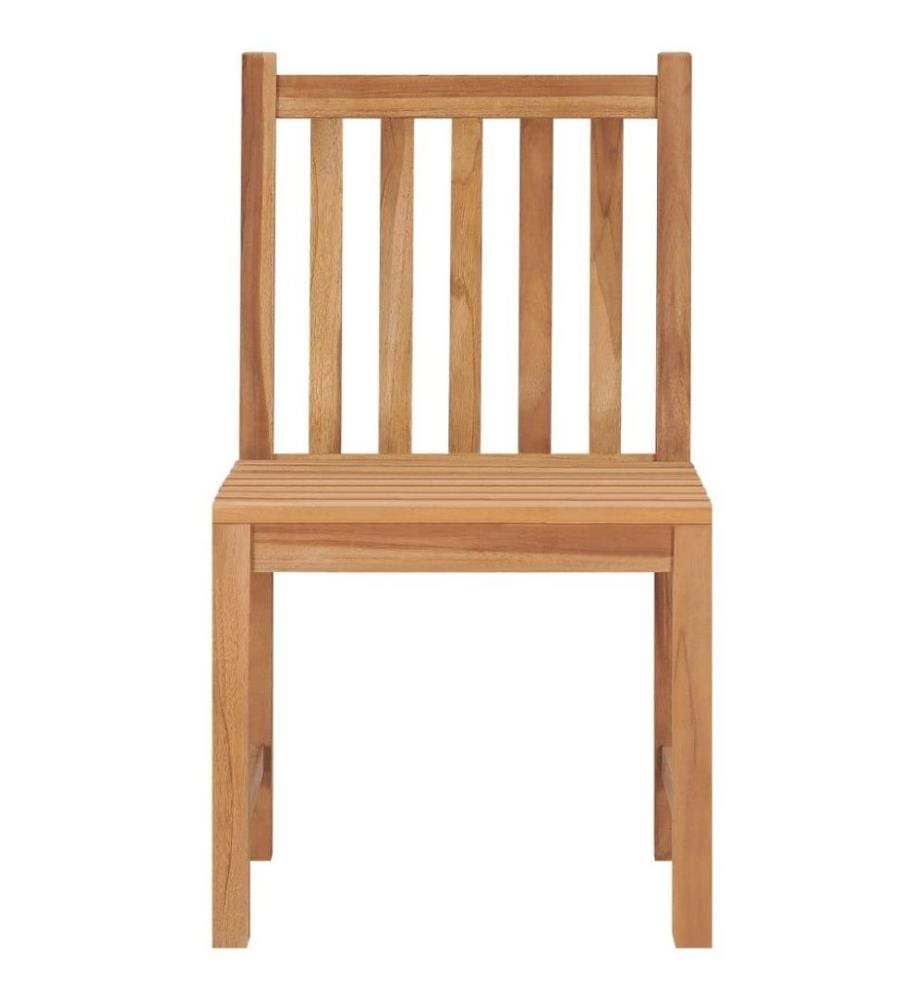 Gartenstühle 6 Stk. mit Kissen Massivholz Teak