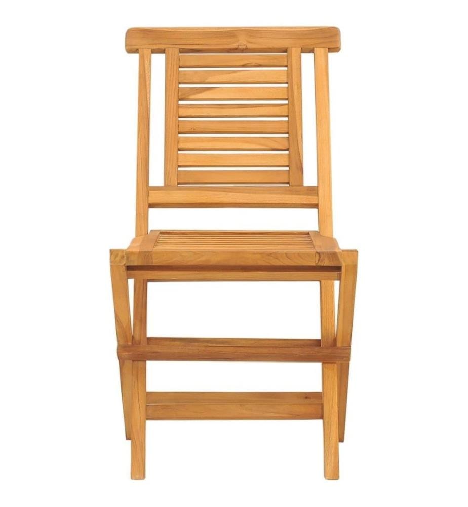 Chaises de jardin pliantes 2 pcs 47x63x90 cm bois massif teck