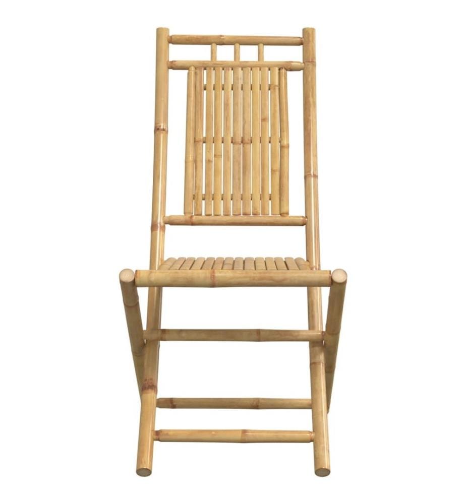 Gartenstühle 6 Stk. Klappbar 46x66x99 cm Bambus