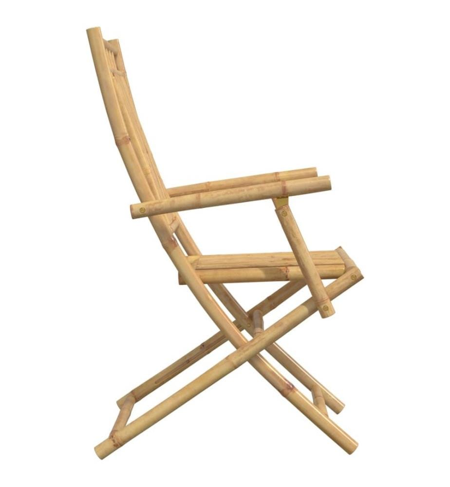Gartenstühle 8 Stk. Klappbar 53x66x99 cm Bambus
