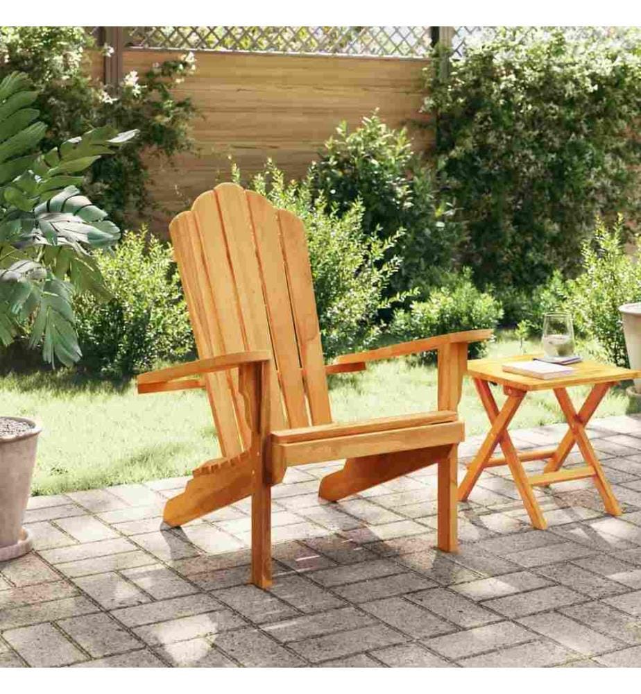 Adirondack-Gartenstuhl 77x78x95 cm Massivholz Teak