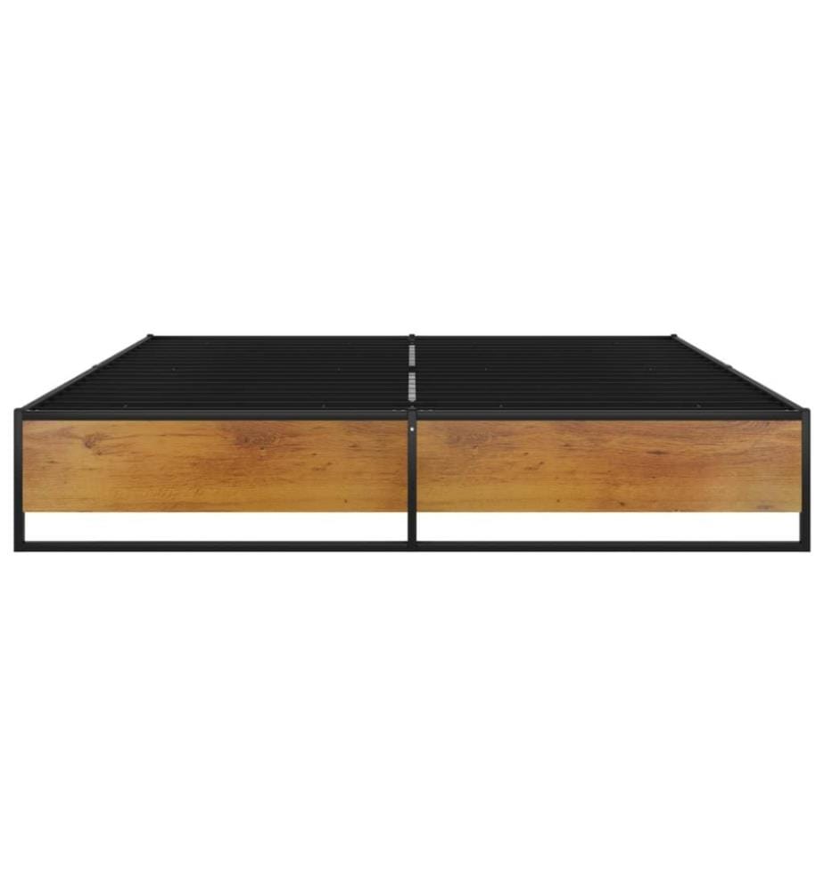 Bettgestell Schwarz Metall 160x200 cm
