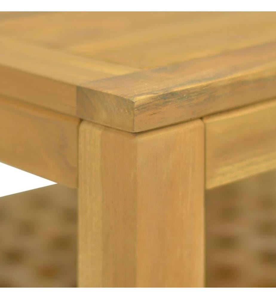 Couchtisch 60x60x40 cm Massivholz Teak