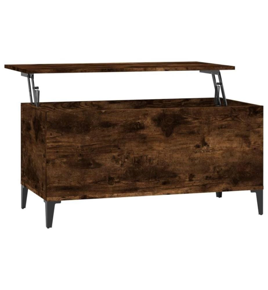 Couchtisch Räuchereiche 90x44,5x45 cm Holzwerkstoff