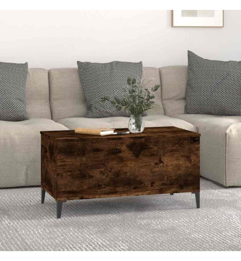 Couchtisch Räuchereiche 90x44,5x45 cm Holzwerkstoff