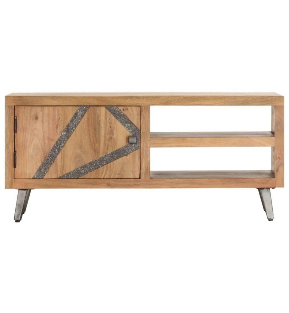 Couchtisch 90×45×40 cm Massivholz Akazie