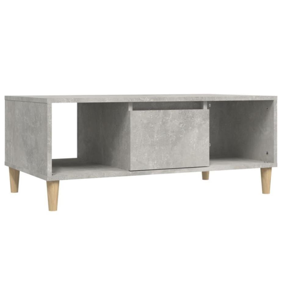 Couchtisch Betongrau 90x50x36,5 cm Holzwerkstoff