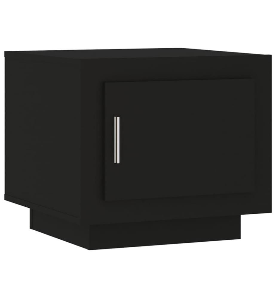 Couchtisch Schwarz 51x50x45 cm Holzwerkstoff