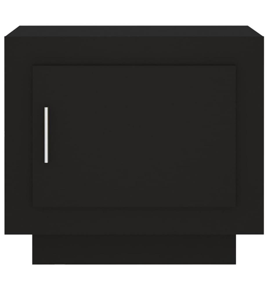 Couchtisch Schwarz 51x50x45 cm Holzwerkstoff