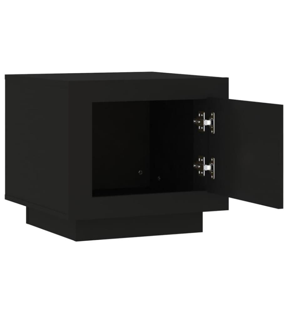 Couchtisch Schwarz 51x50x45 cm Holzwerkstoff