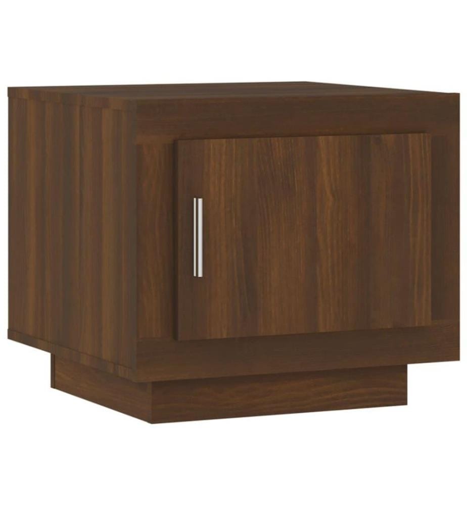 Couchtisch Braun Eichen-Optik 51x50x45 cm Holzwerkstoff
