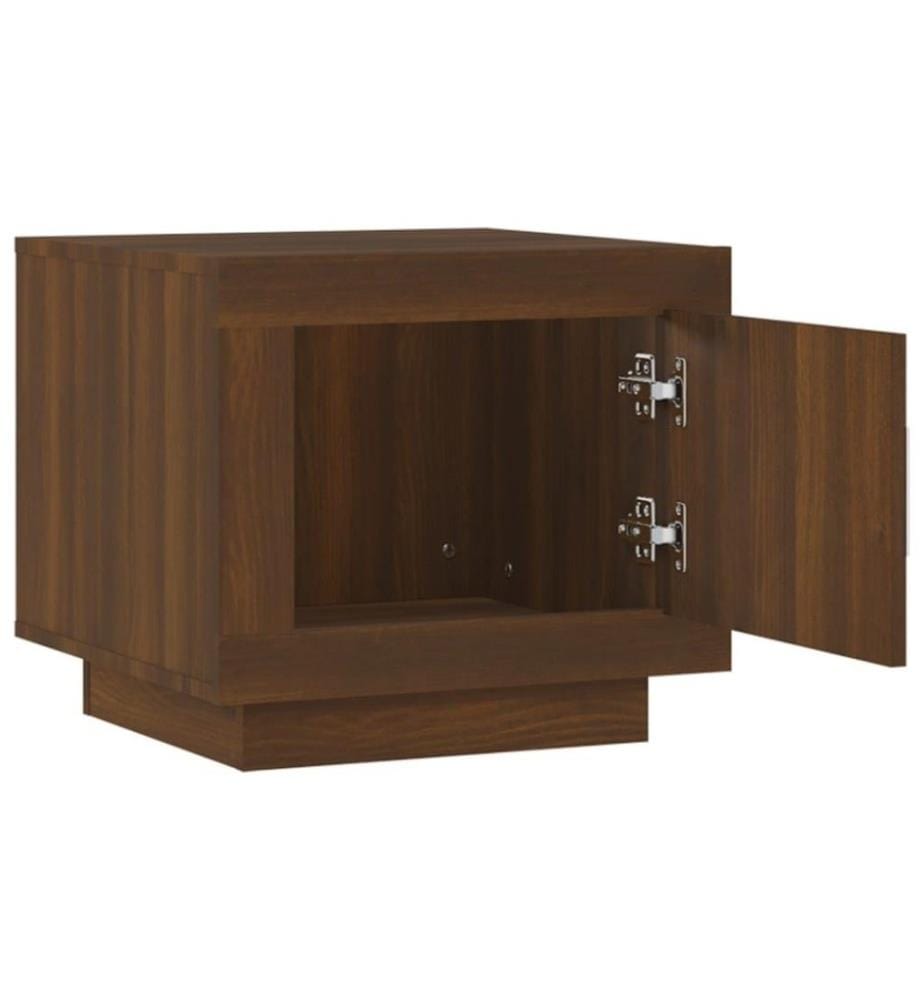 Couchtisch Braun Eichen-Optik 51x50x45 cm Holzwerkstoff