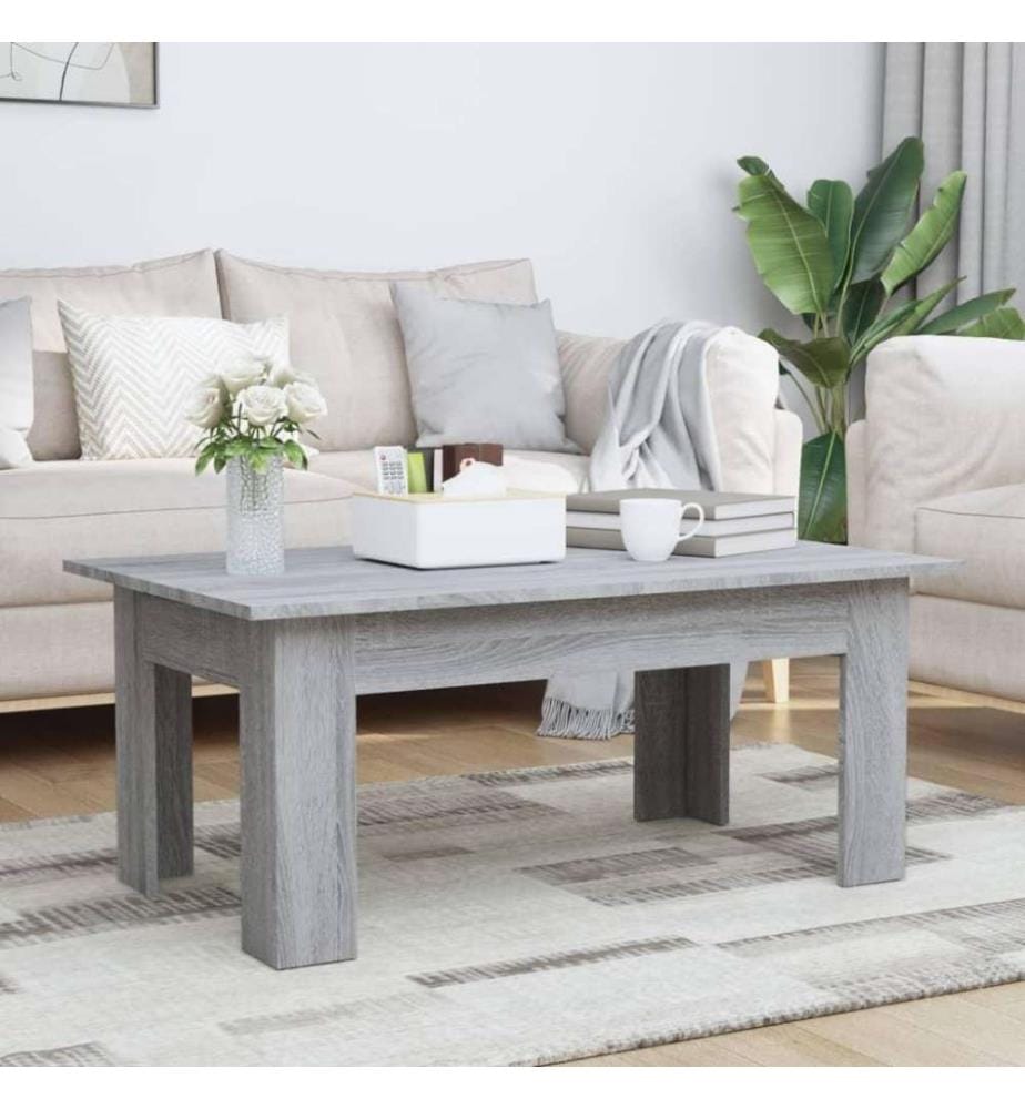 Couchtisch Grau Sonoma 100x60x42 cm Holzwerkstoff