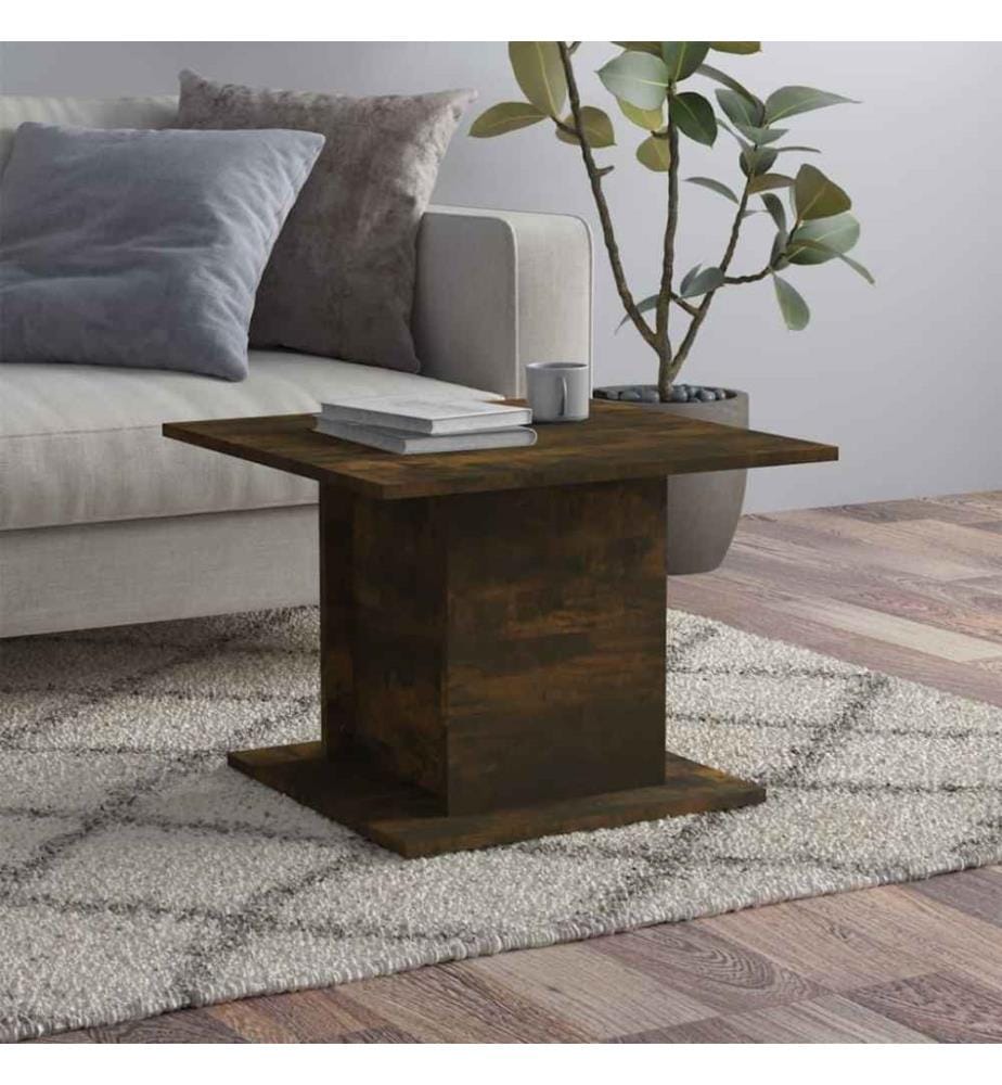 Couchtisch Räuchereiche 55,5x55,5x40 cm Holzwerkstoff