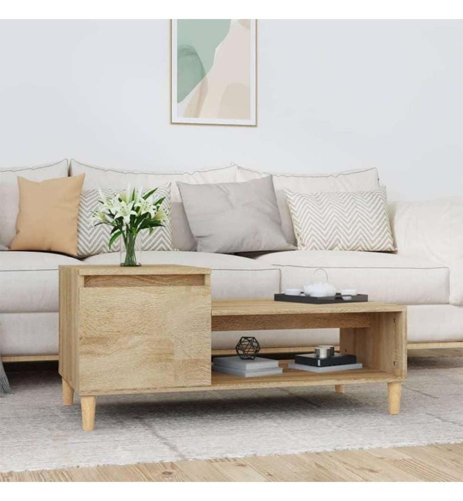 Couchtisch Sonoma-Eiche 100x50x45 cm Holzwerkstoff