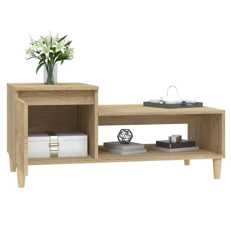 Couchtisch Sonoma-Eiche 100x50x45 cm Holzwerkstoff