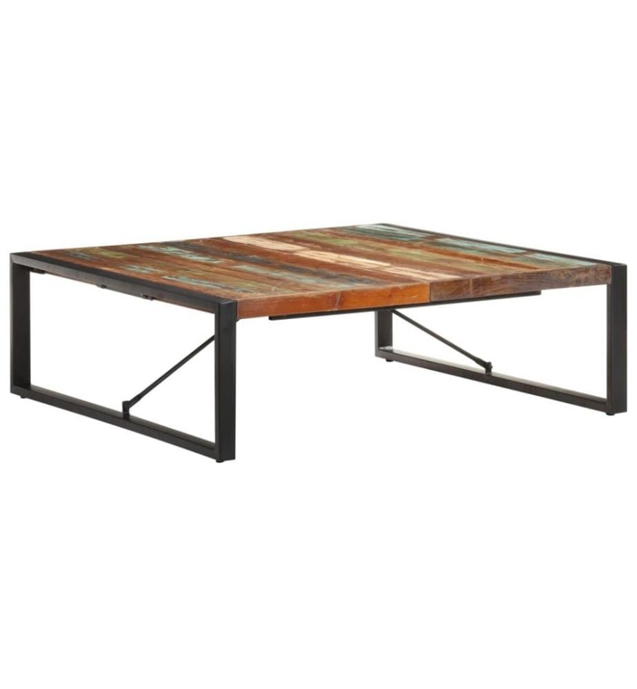 Couchtisch 120x120x40 cm Altholz Massiv