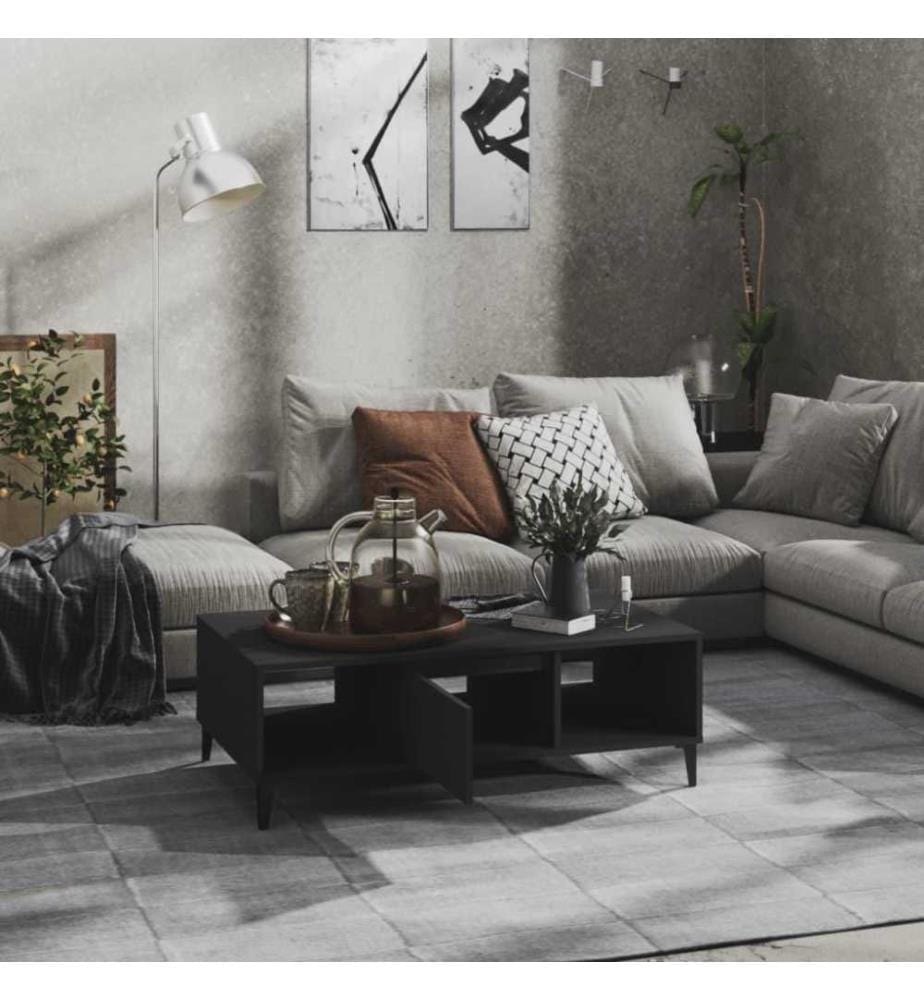Couchtisch Grau 103,5x60x35 cm Holzwerkstoff