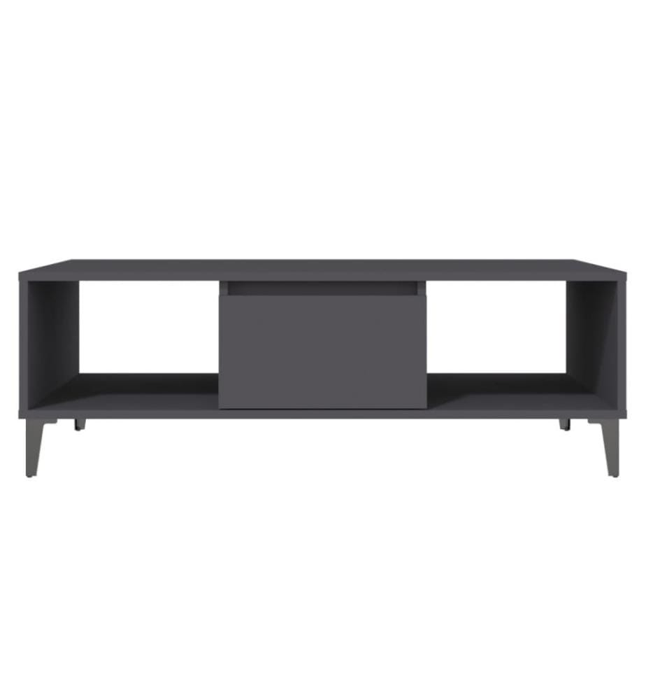 Couchtisch Grau 103,5x60x35 cm Holzwerkstoff