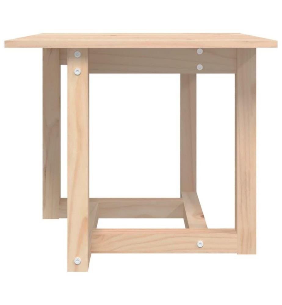 Couchtisch 50x50x45 cm Massivholz Kiefer