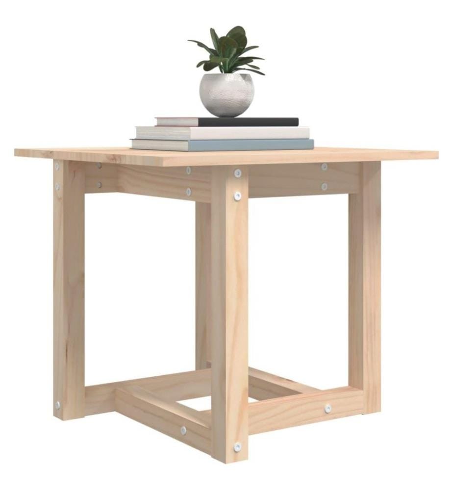 Couchtisch 50x50x45 cm Massivholz Kiefer
