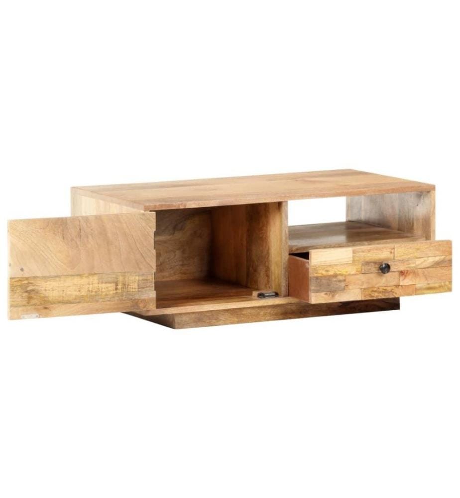 Couchtisch 90x50x35 cm Mango Massivholz