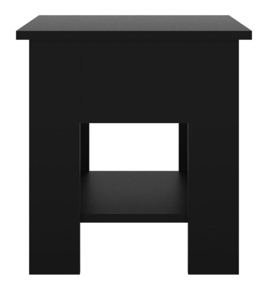 Couchtisch Schwarz 40x40x42 cm Holzwerkstoff
