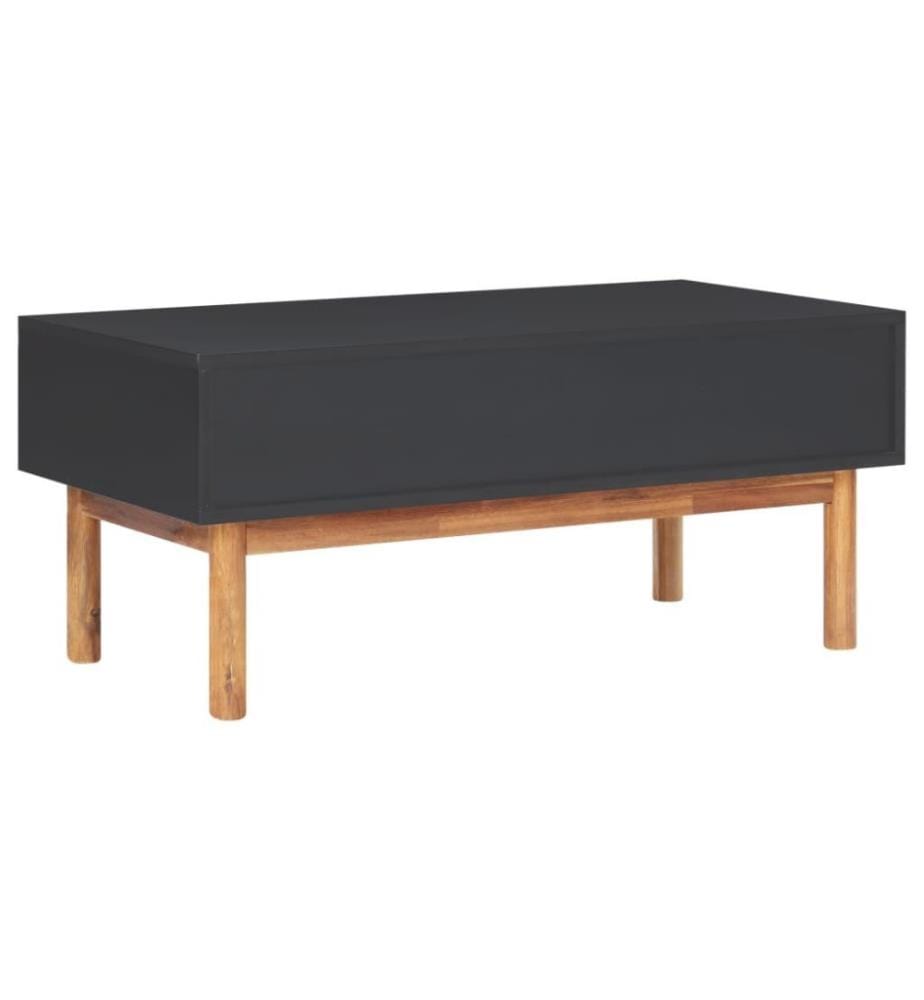 Couchtisch 90x50x40 cm Akazie Massivholz und MDF