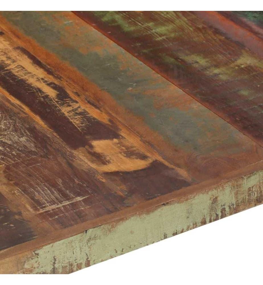 Couchtisch 140x140x40 cm Recyceltes Massivholz