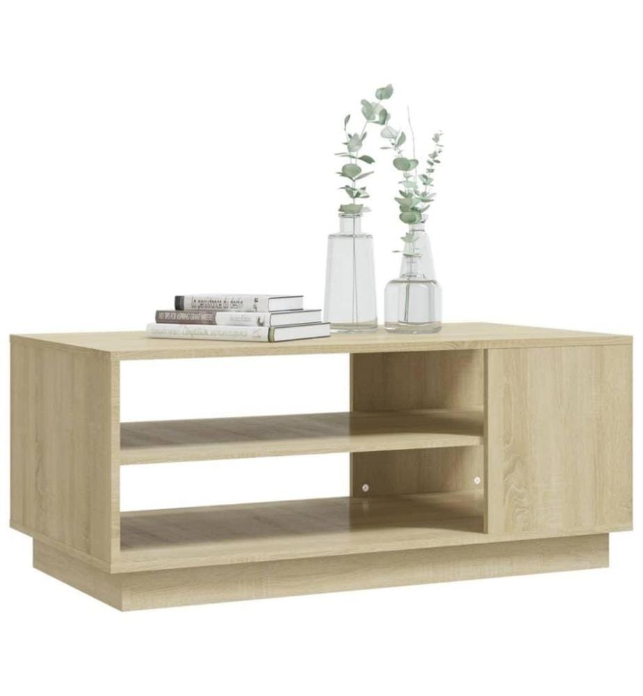 Couchtisch Sonoma-Eiche 102x55x43 cm Holzwerkstoff